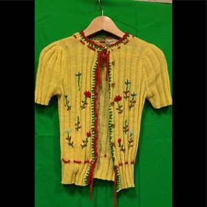 1940’s VINTAGE PEGGY PARKER CARDIGAN SWEATER